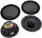Harmony Audio HA-65 - Altavoces y parrillas estéreo para coche de 6.5 pulgadas, 300 W