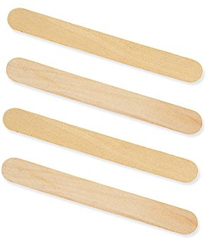 100x Ratiomed Mundspatel, Holzmundspatel Spatel, Holzspatel, gewachst, unsteril