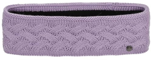 Lierys banda de Frente Fauske para mujeres - Made in Germany - Protección para las orejas para el invierno en las tallas 55-60 cm - Orejeras con forro polar lila claro talla única
