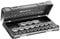 FACOM - Coffret Douilles 1/2 6 Pans Métriques - S.401B - Outillage Complet 22 Pièces - Inclus 22 Douilles, 1 Planche de Pictogrammes, 1 Coffret Vide et 1 Plateau Thermoformé - Outils Robustes