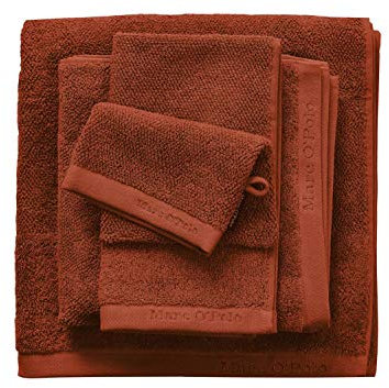 Marc O'Polo Handtücher Timeless Uni Burnt Orange Handtuch 50x100 cm