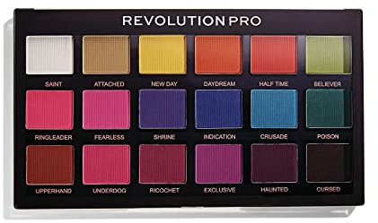 Makeup Revolution Pro Regeneration Lidschatten Palette Trends Mischief Mattes