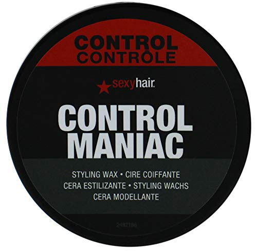 SexyHair Style Control Maniac Styling Wax, 2.5 Oz | Provides Definition | Long Lasting Shapes and Styles | Adds Shine
