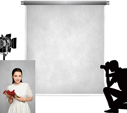 Kate 1.5x2.2m Silver Grey Background White Grey Photography Backdrop Portrait Photography Hue Backdrop Accessories for Studio Shooting
