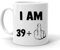 Forever Personal Designs Tasse avec boîte cadeau pour 40e anniversaire (39 + 1) 325 ml