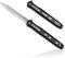 HONZIN 2 in 1 Multitool Klappmesser 3Cr13 Edelstahl Taschenmesser Tragbares Messer Rettungsmesser mit Glasbrecher Stahlgriff Camping Taschenklappmess (Schwarz)