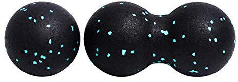 Exuberanter Faszienball, Duo Ball Massageroller, Erdnuss Massagerolle, Massagebälle, Werkzeug Physiotherapie Für Nacken Knöchel Taille Rücken Oberschenkel Waden Muskelmassage, 16X8CM