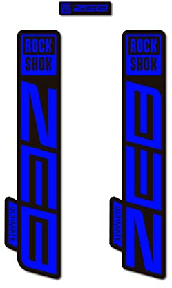 Adesivi compatibili con forcella bici Rock Shox Zeb Ultimate 2021