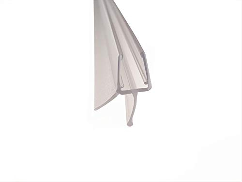 Kristhal Duschdichtlippe, Duschdichtung horizontal, mit kurzer Abtropfleiste, 100 cm, für 6 und 8 mm universal, für Lücken ca. 15 - 16 mm, Art.Nr. 5101