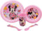 ICE TOYS Geschirr-Set für Kinder, Besteck, Teller mit Figuren (Minni)