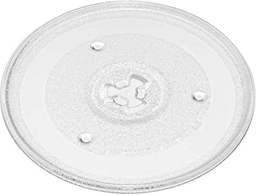 Microwave Plate Replacement, 10.5'' Virtually Universal Microwave Plate for Panasonic, Hotpoint, Magic Chef, LG, Kenmore, GE and Westinghouse, 10 1/2 Safe Plate, Easy to Clean