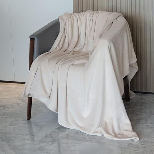 Faux Fur Mink Throw Luxury Super Soft Plain Bed Sofa Settee Throw Blanket options (Mink, 150X200CM)