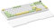 Attack Shark 98 Keys CNC Acrylic Wrist Rest, Ergonomic Keyboard Palm Rest, Portable Anti Slip Clear Frosted Hand Rest, Desk Accessories for Gaming Playing/Office Typing/PS4/Xbox