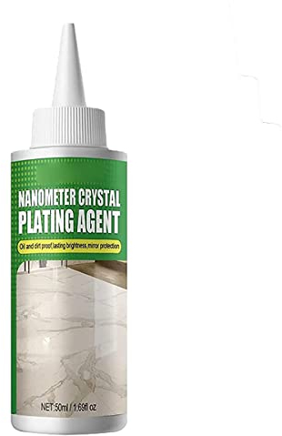 Agente chapado en cristal de mármol, agente chapado en cristal de piedra, agente chapado en cristal nano para cocina, para limpieza diaria del suelo (50 ml)