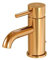 Steinberg Serie 100 Waschtischarmatur, mit Ablaufgarnitur, Ausladung: 100mm, 1001000, Farbe: Rose Gold