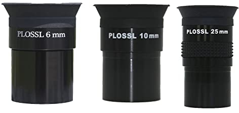 Astronomisches Teleskop-Okular-Set, 3,2 cm, 6 mm, 10 mm, 25 mm, Gewinde, für Standard-3,2 cm Astronomie-Teleskop-Kamera, 3 Stück