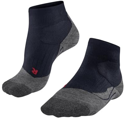 FALKE Herren Padelsocken PL2 Short M Sso Baumwolle Funktionsmaterial antiblasen 1 Paar, Blau Space Blue 6116, 42-43