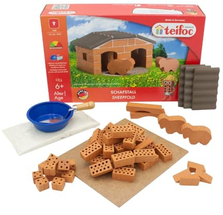 Teifoc 4015 - Cassetta per costruzioni in pietra, per bambini dai 6 anni in su
