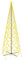 vidaXL Albero di Natale a Cono Bianco Caldo 1400 LED 160x500 cm