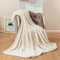 TIANSHU Coperta Pile Leggero, Coperta Divano Coperta Letto Morbida Plaid Divano Confortevole Soffice Anti-pilling a tutte le Stagioni(150x200, Avorio)