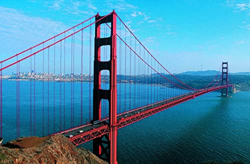 Blechschild Vintage-Dekoration Deko Hängeschild Metall Wanddekoration Nostalgic Art Zinnschild Für Pub Garage Cafe 20x30cm Golden Gate Bridge