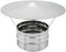 CHAPEAU TERMINAL FUMAIOL CHINOIS ROND ACIER INOXYDABLE (D 160 MM)