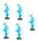 Happyyami 5St Simulierte Korallenlandschaft Korallendekorationen für Aquarien Aquarium-Riff-Ornament aquaristik zubehör Resin Dekoration Zubehör für Aquarien Muschel deko Aquarium-Dekor groß