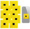 10 St Signalverstärker Aufkleber Für Mobiltelefon, Handy Booster Aufkleber Handy-Signalverstärker Handy-Signalverbesserungs-Aufkleber, Tragbar, Rückseitig Selbstklebend, Signalverstärker
