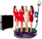 360 Photo Booth Machine for Parties - Auto Spin Video Booth with RGB Ring Light, Remote Control & Free Custom Logo (100cm/39.4inch)