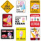 WERNNSAI Ice Cream Party Decorations - 9 PCS Ice Cream Sign Poster for Kids Girls Birthday Party Summer Ice cream Party Supplies Ice Cream Van Shop Dessert Store Wall Decor Art Sign