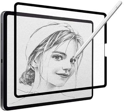Sequin XQT Abnehmbare magnetische Mattpapier-Bildschirmschutzfolie für iPad (für iPad Pro-13 (Zoll) 2024) PET-Folienoberfläche zum Schreiben und Zeichnen wie auf Papier, Anti-Glare + Matte Oberfläche