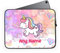 Personalised iPad 10.2 inch Protective Sleeve Case, Cute Baby Unicorn - for iPad 9.7 and 10.2 - Air Pro - Tablet - Girls Custom Gift