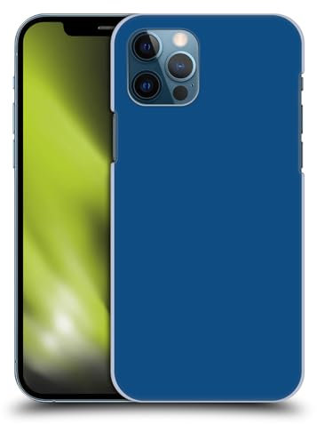 Head Case Designs Blu Colori A Blocchi Custodia Cover Dura per Parte Posteriore Compatibile con Apple iPhone 12 / iPhone 12 PRO