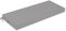 PRIMEPATIO Bankauflage Outdoor, Bequeme Schaumstoff Bankkissen Sitzauflage, Wasserdicht Sitzkissen, Hollywoodschaukel Auflagen mit Bändern, Verdicktes Polster für Gartenmöbel 140x40 cm, Hellgrau