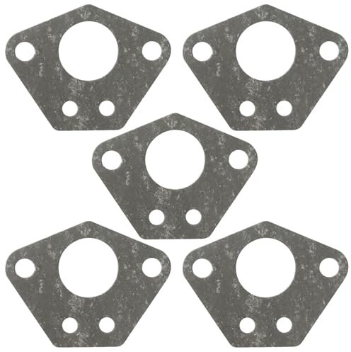 The Lord of the Tools Vergaserdichtung für 43ccm 49ccm 52ccm 2-Takt Motoren Vergaser Reparatur Dichtung für Freischneider Pfostenlochbohrer Rasentrimmer 5 Stück