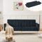Wuudi Modernes Design, Samtstoff, klappbares Schlafsofa, Schlafsofa mit Hilfsfüßen, Schlafsofa mit Schlaffunktion, geeignet für Wohnzimmer, Schlafzimmer, Heimkino, Gästezimmer. Video verfügbar
