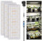 Garpsen Grow Lampe, Pflanzenlampen für die Anzucht von Samen mit UL-Adapter, 3 Farbmodi & automatischer Timer 6/12/16H, großflächige Beleuchtung Pflanzenlampe für Innenräume(3 Panels)