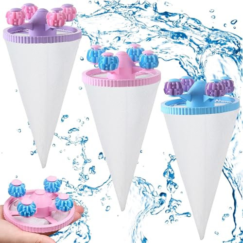 3PCS Filterbeutel Waschmaschine Haarentferner,Reinigung Dekontamination Haarentferner,Haar Filterbeutel für die Waschmaschine,Haarentferner für Waschmaschine,Haarfilter Netz Beutel