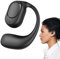 Poludatly Auriculares de oreja abierta, auricular inalámbrico Bluetooth 5.2, negro, con llamadas claras y resistentes al agua