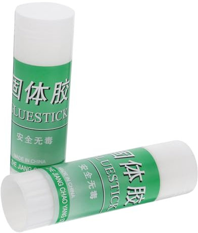 SOPOTUTU 2pcs White Pva Glue Sticks Original Solid Adhesive for School Supplies Craft Glue Sticks Diy Projects
