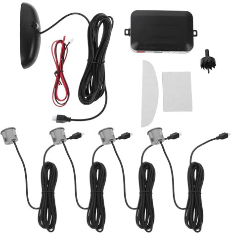 UKCOCO 1Set Kit Sensore Posteriore Wireless con Display LED e Comandi Al per Sicurezza Durante
