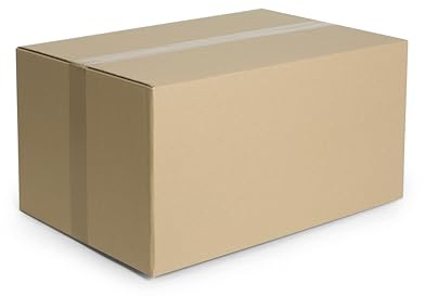 WePack 4 Stück Faltkarton 500x500x250 mm Innenmaß Versandkarton Box Karton 2-Wellig Braun Kartonage Stabil NEU