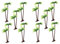 GARIOUANS 10 Miniature Palma Decorativa da per Decorazioni Torte e Ufficio Palma per Crafting e Fotografia