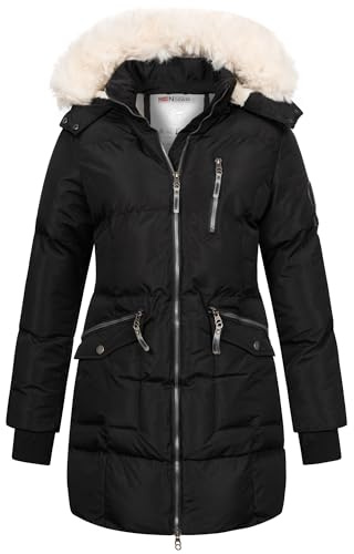 Geographical Norway Damen Winter Jacke Mantel Parka Steppjacke Winterparka warm Outdoor