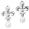 Heartbreaker Luxus Lilien Ohrstecker aus der Kollektion F´lys in Echtsilber/Ohrstecker aus Silber 925 Sterling nickelfrei/Elegante Design Ohrringe für Damen/LD FL 21 PW