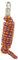 Pfiff 101933 Führstrick, Geflochten, Panikhaken, Orange Länge 210 cm