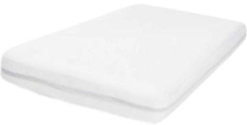 Ecus Kids Soft 3 en 1 - Protector colchón , Blanco, 120x60