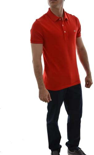 Lacoste Polo Slim Fit Homme , Rouge, XL