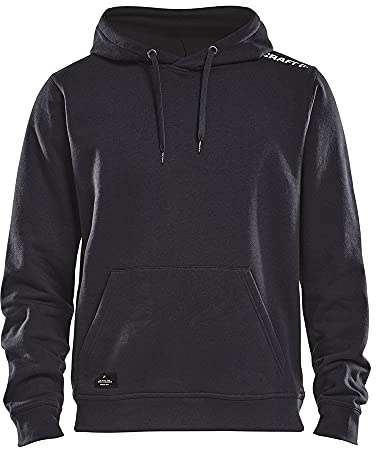 Craft Community Hoodie für Herren | Größe XL | Schwarz | Hoodie Herren | Sweatjacke Herren mit Kapuze | Kapuzenpullover | Sweatshirt | Mikrofaser-Baumwolle-Mix