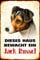 Schatzmix Blechschild Hund Dieses Haus bewacht Jack Russel Metallschild Wanddeko 20x30 tin Sign